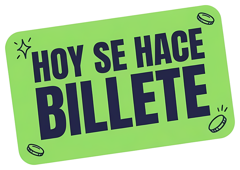 Sticker de Wupli: Hoy se hace billete
