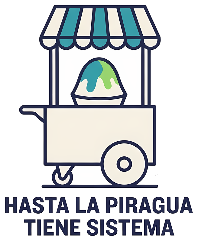 Sticker de Wupli: Hasta la piragua tiene sistema